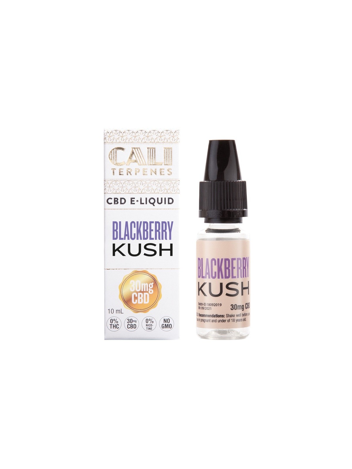 E-liquid CBD Blackberry Kush - 30mg - Cali Terpenes