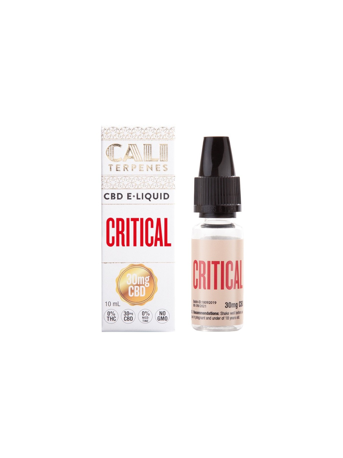 E-liquid CBD Critical - 30mg - Cali Terpenes