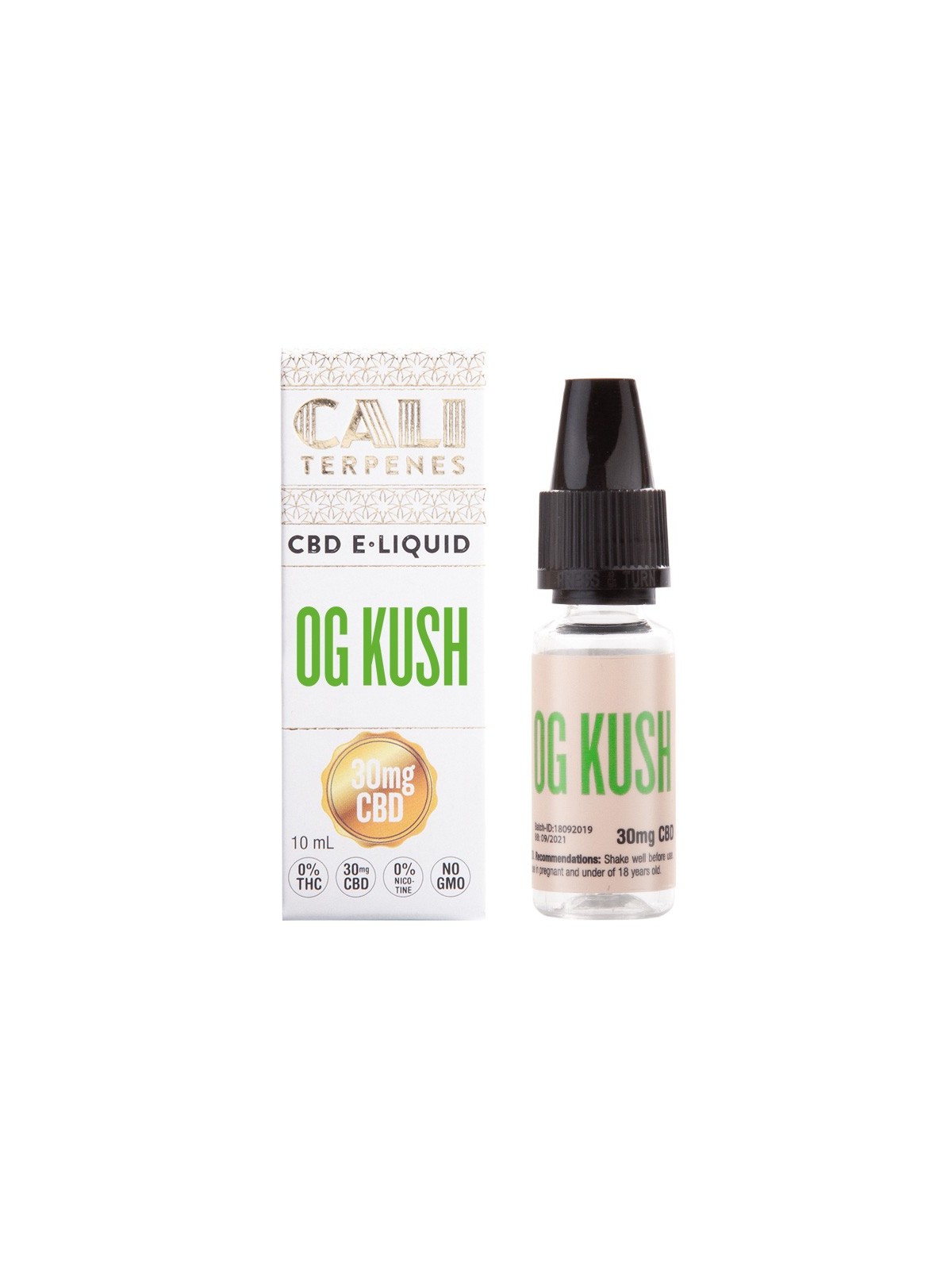 E-liquid CBD OG Kush - 30mg - Cali Terpenes