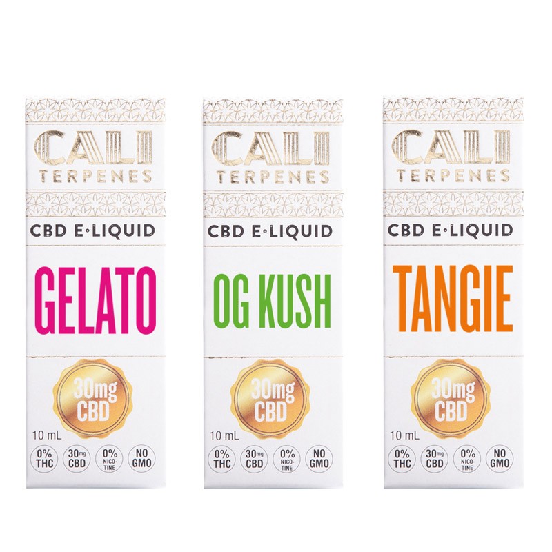 Pack e-liquid CBD Top USA 2 - 30mg - Cali Terpenes