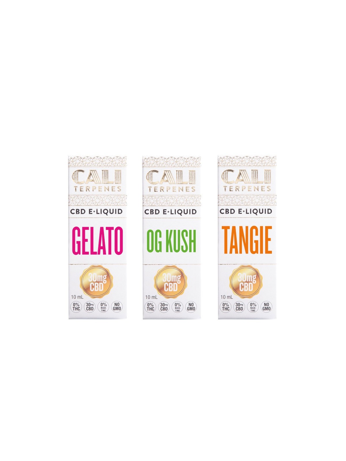 Pack e-liquid CBD Top USA 2 - 30mg - Cali Terpenes