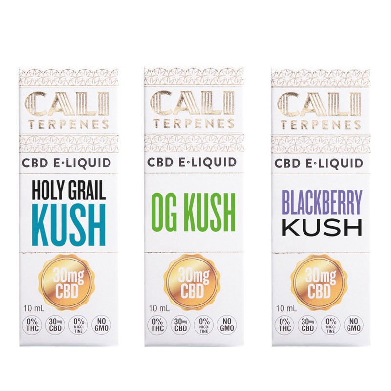 Pack e-liquid CBD Kush - 30mg - Cali Terpenes