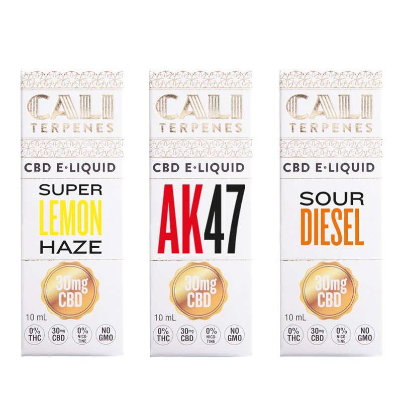 Pack e-liquid CBD Sativa 2 - 30mg - Cali Terpenes