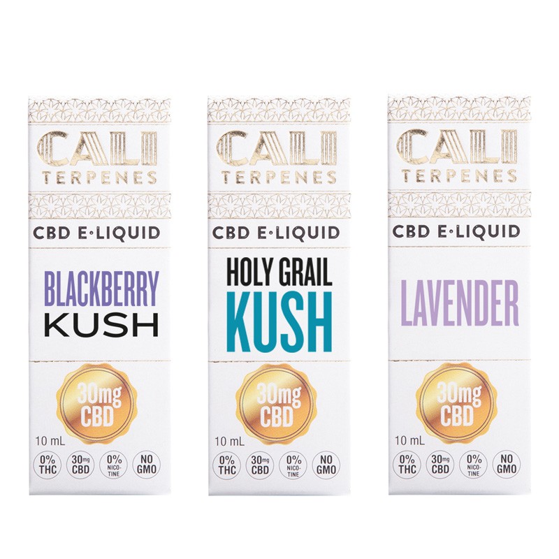 Pack e-liquid CBD Indica 1 - Cali Terpenes