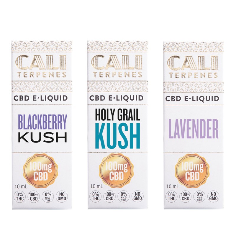 Pack e-liquid CBD Indica 1 - 100mg - Cali Terpenes