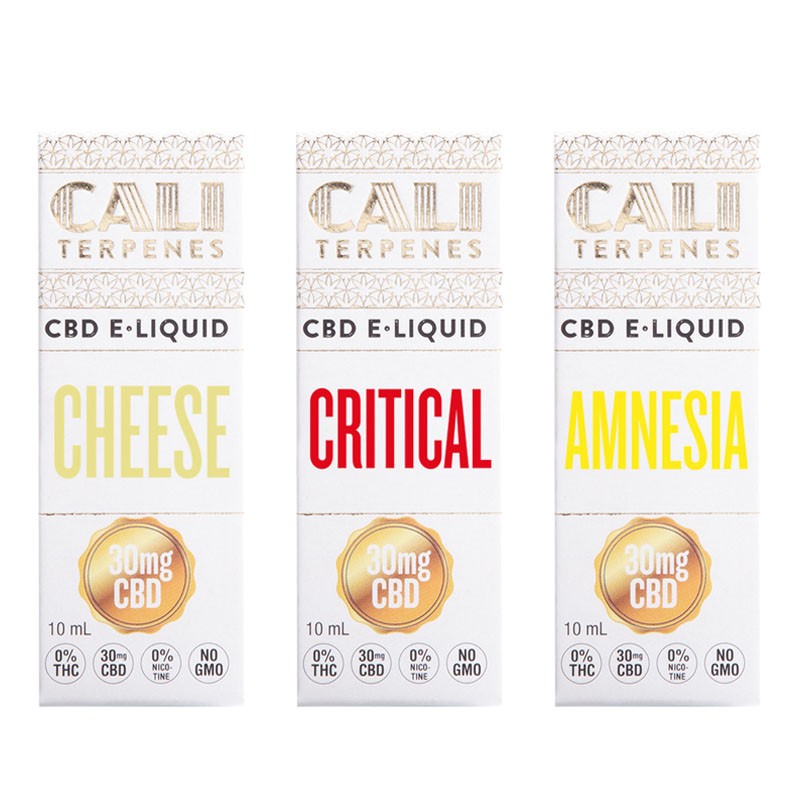 Pack e-liquid CBD Top EU 2 30mg - Cali Terpenes