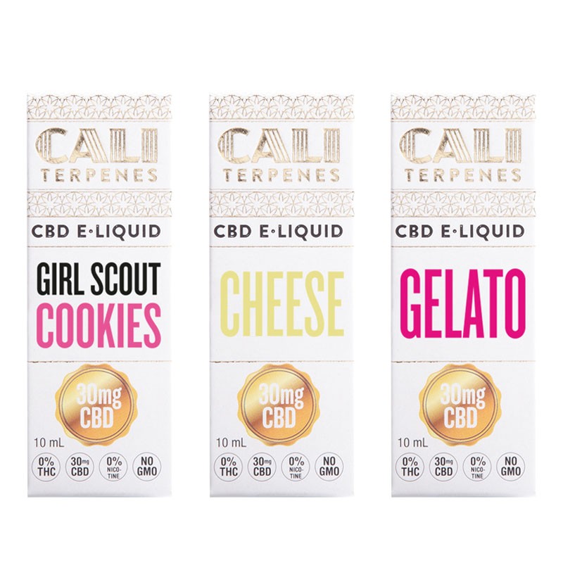 Pack e-liquids CBD Calm 30mg - Cali Terpenes