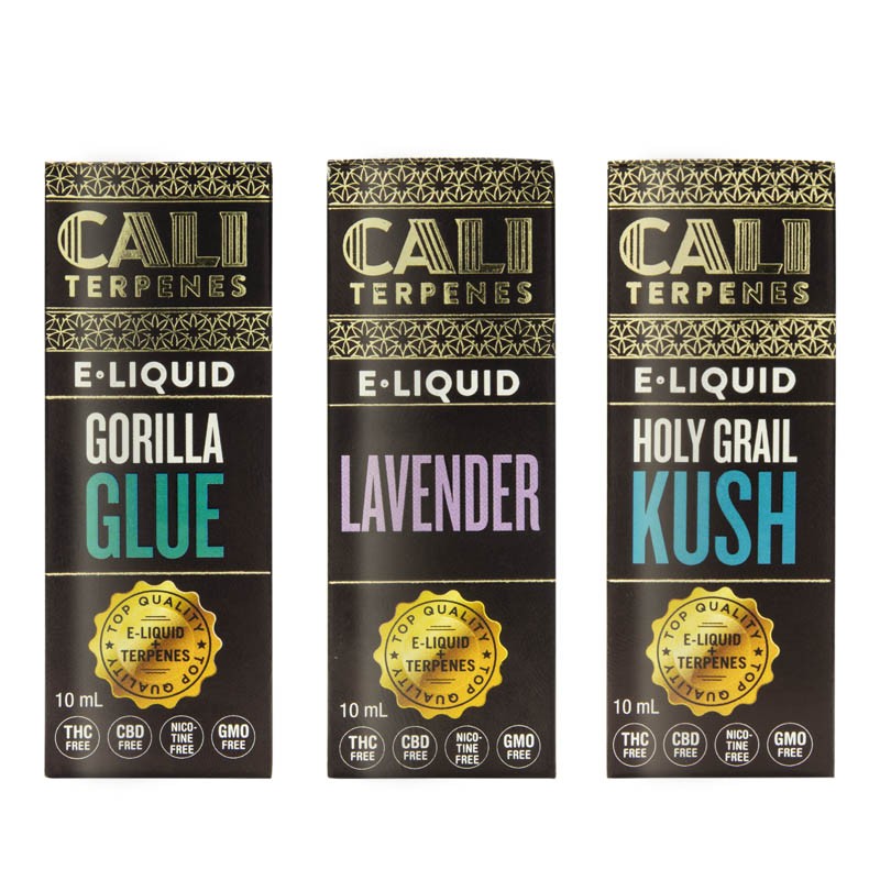 Pack de e-liquids con terpenos Relax - Cali Terpenes